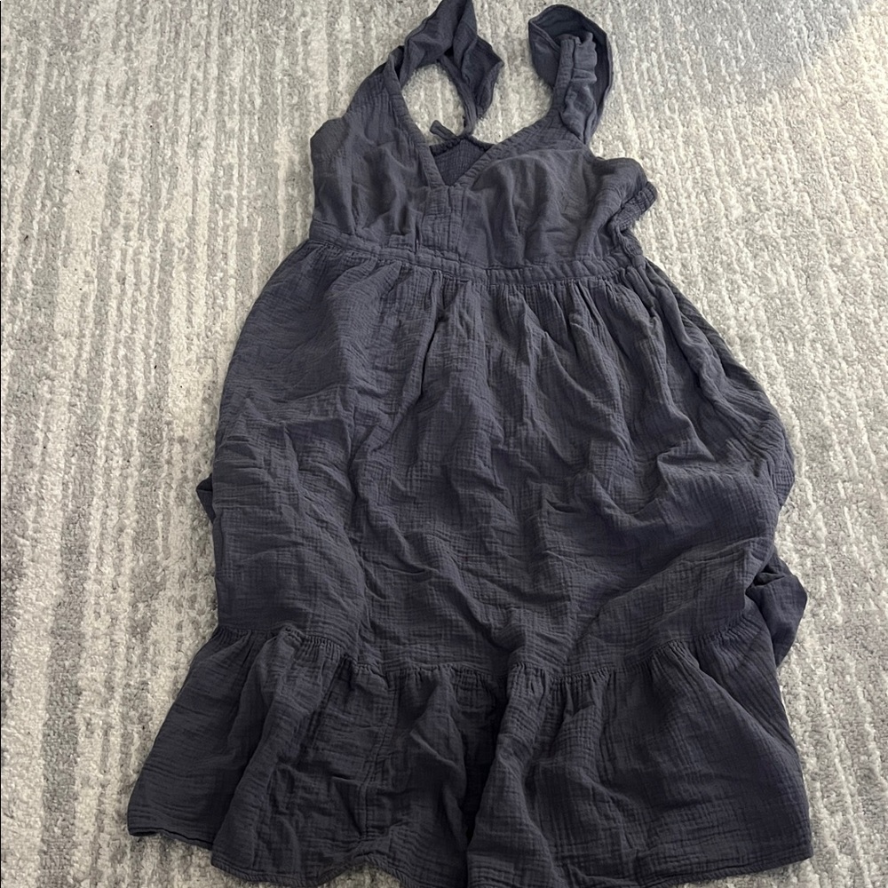 Universal Thread Dark Gray Maxi Dress